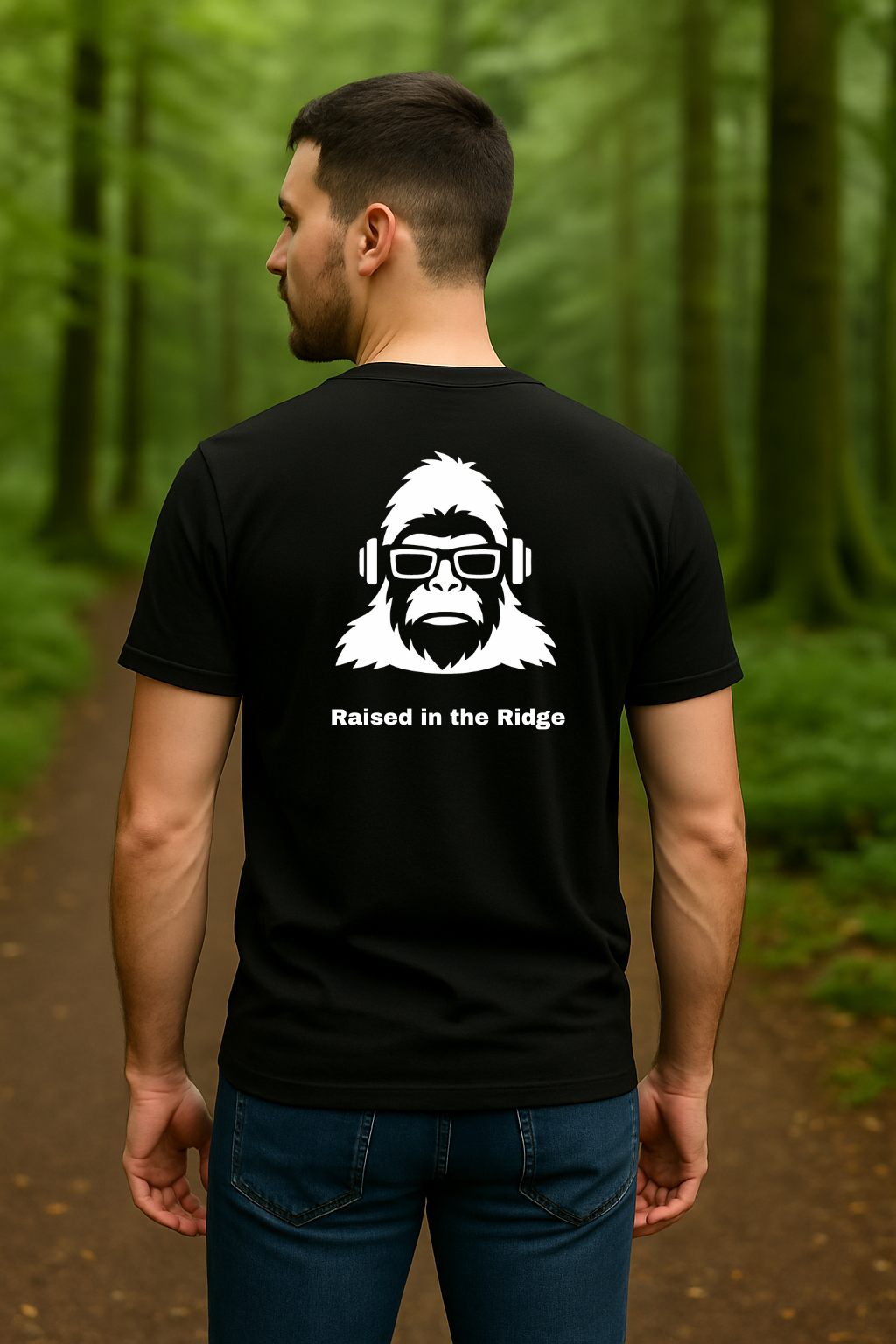 Raised in the Ridge T-Shirt – Appalachian SquatchMan™ Gear