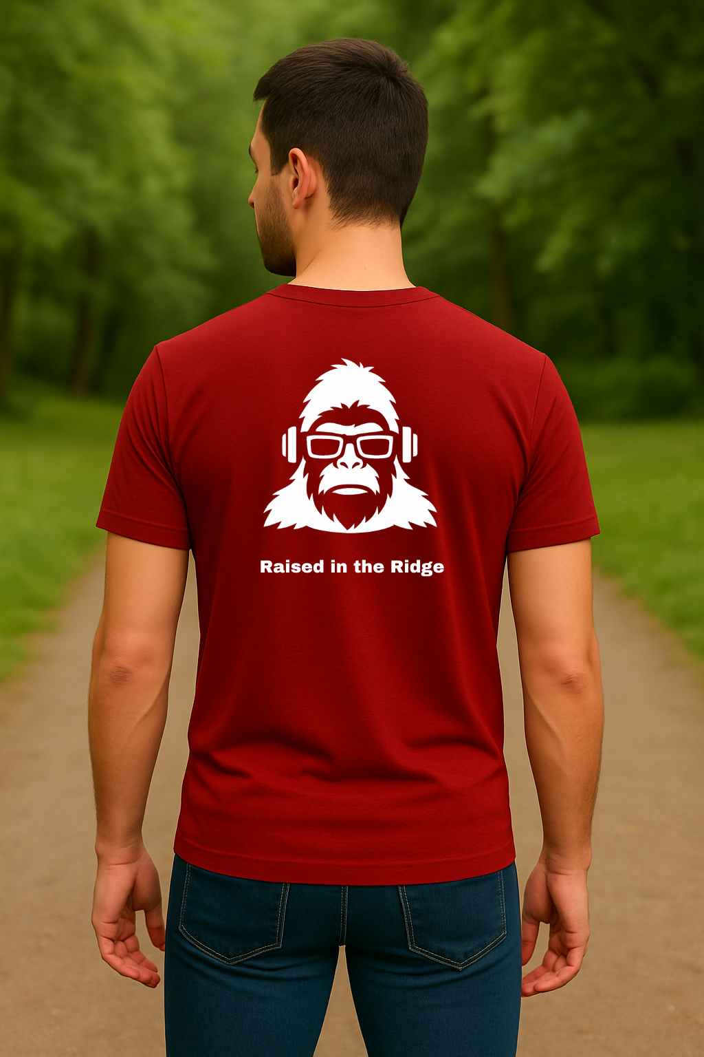 Raised in the Ridge T-Shirt – Appalachian SquatchMan™ Gear