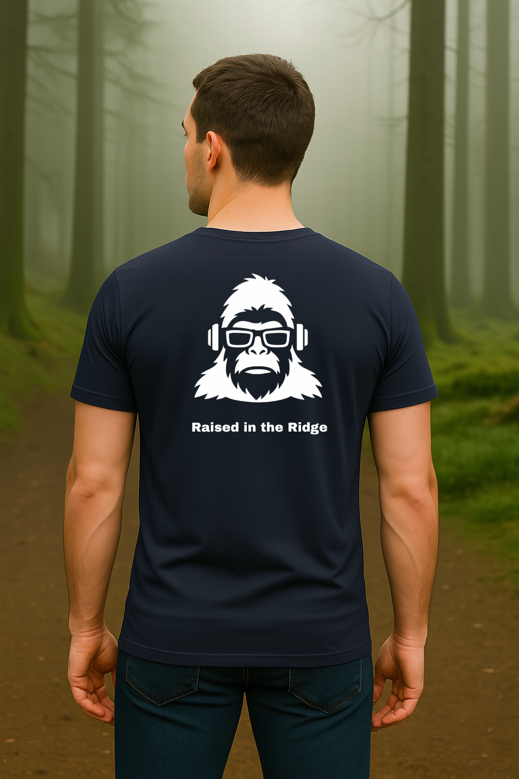Raised in the Ridge T-Shirt – Appalachian SquatchMan™ Gear