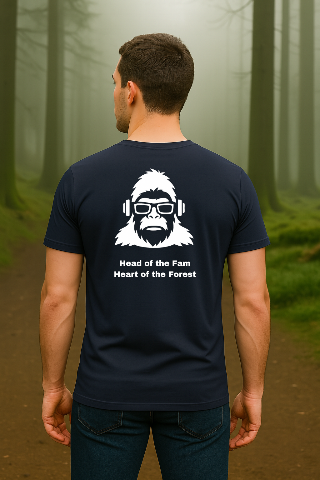Head of the Fam T-Shirt – Heart of the Forest Cryptid Apparel