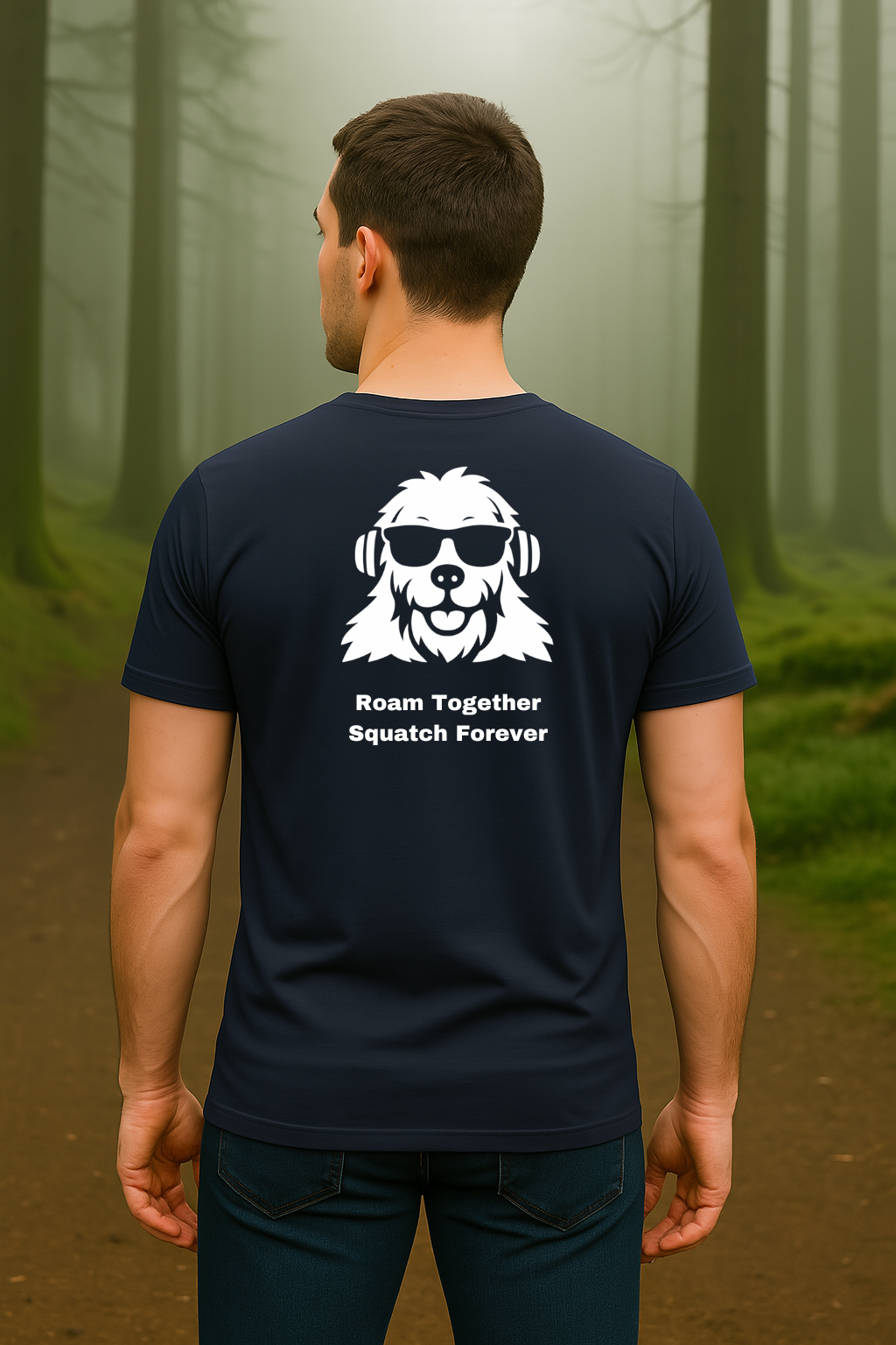 Roam Together, Squatch Forever T-Shirt – SquatchDog™ Adventure Tee