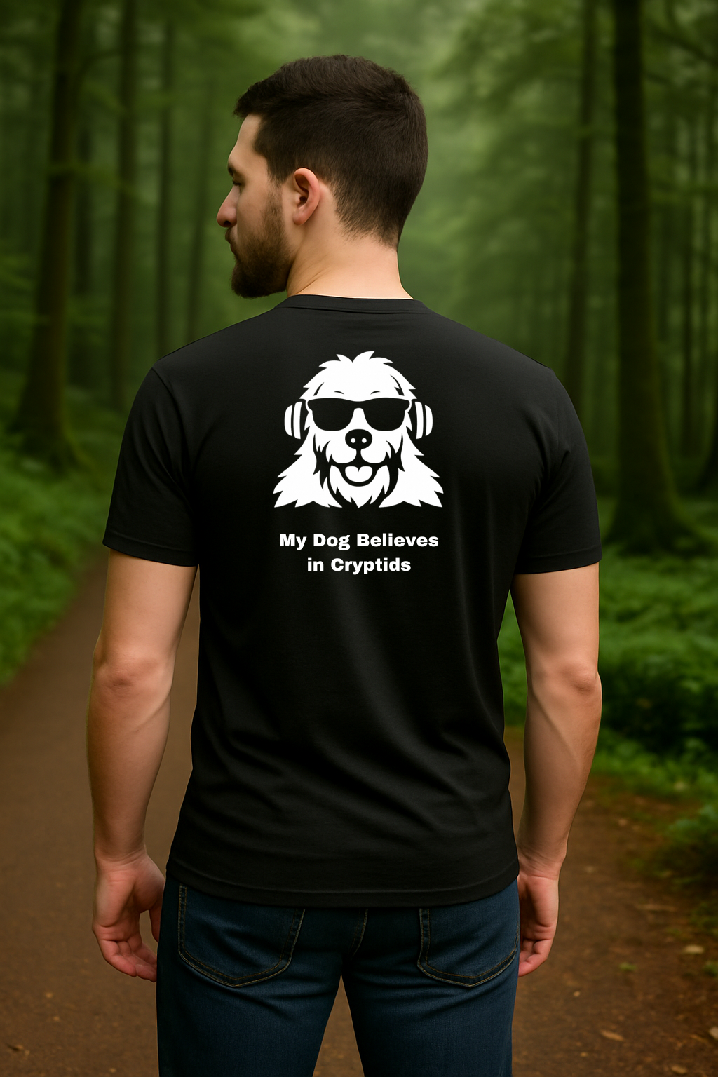 My Dog Believes in Cryptids T-Shirt – SquatchDog™ Cryptid Apparel