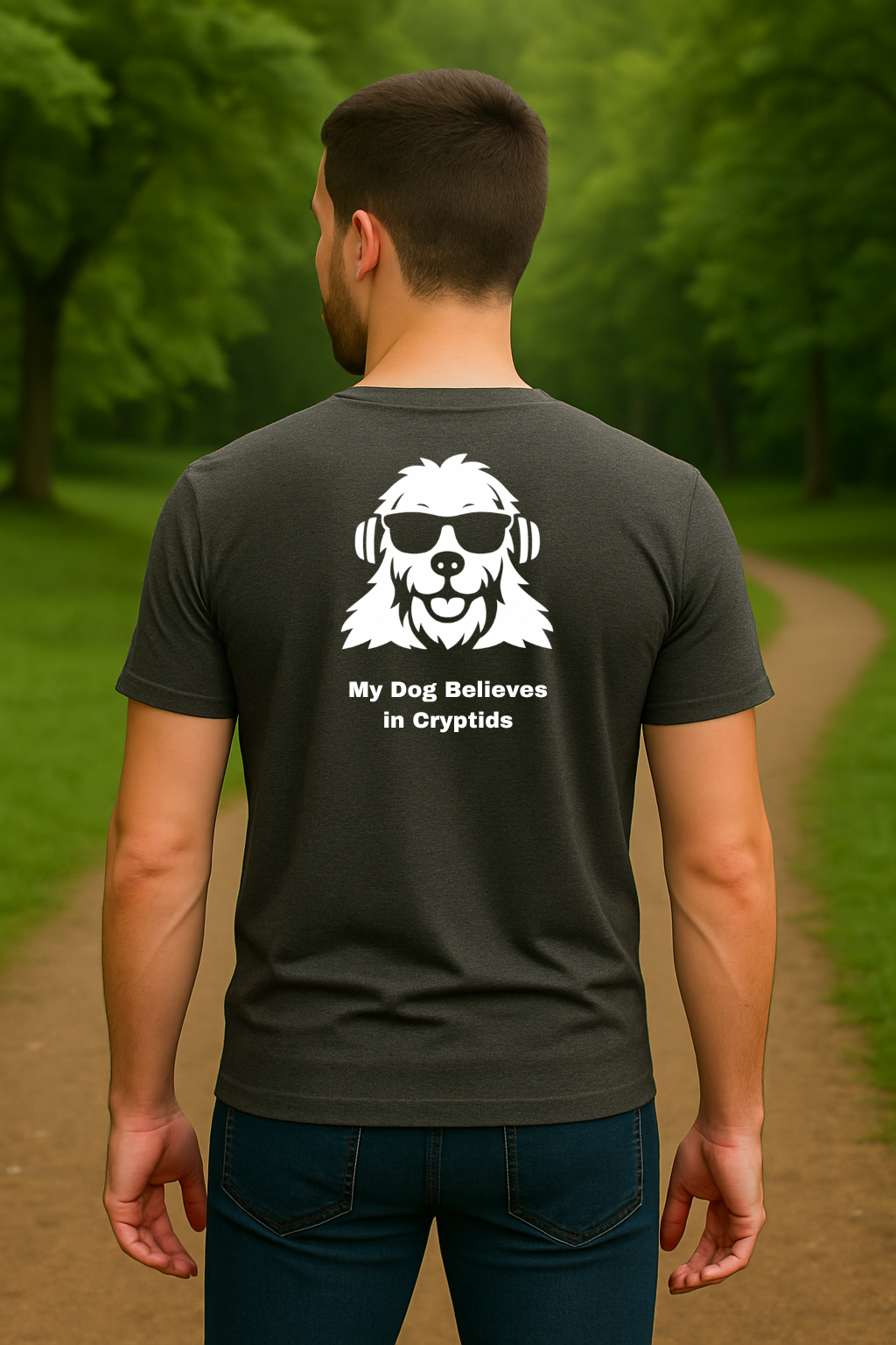 My Dog Believes in Cryptids T-Shirt – SquatchDog™ Cryptid Apparel