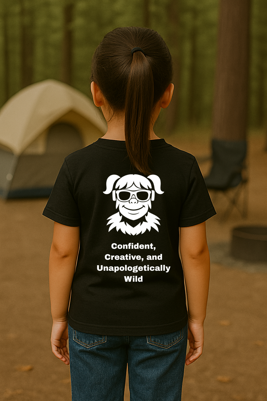 SquatchGirl – Confident, Creative, and Unapologetically Wild (Kids) | SquatchFam™ Official Gear