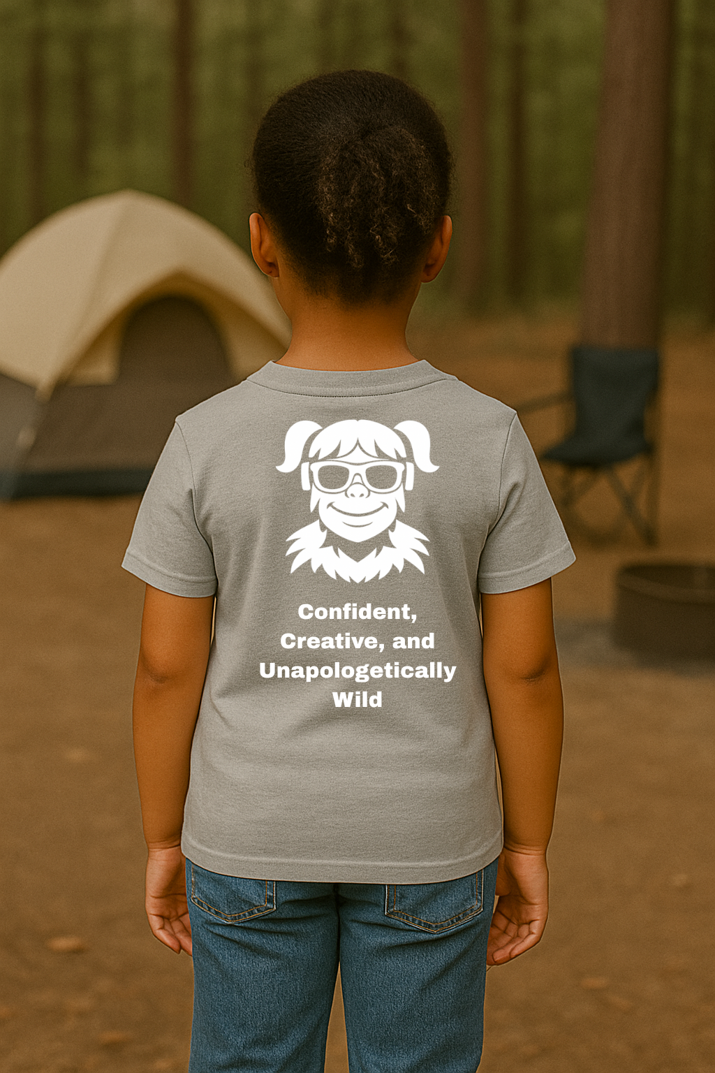 SquatchGirl – Confident, Creative, and Unapologetically Wild (Kids) | SquatchFam™ Official Gear