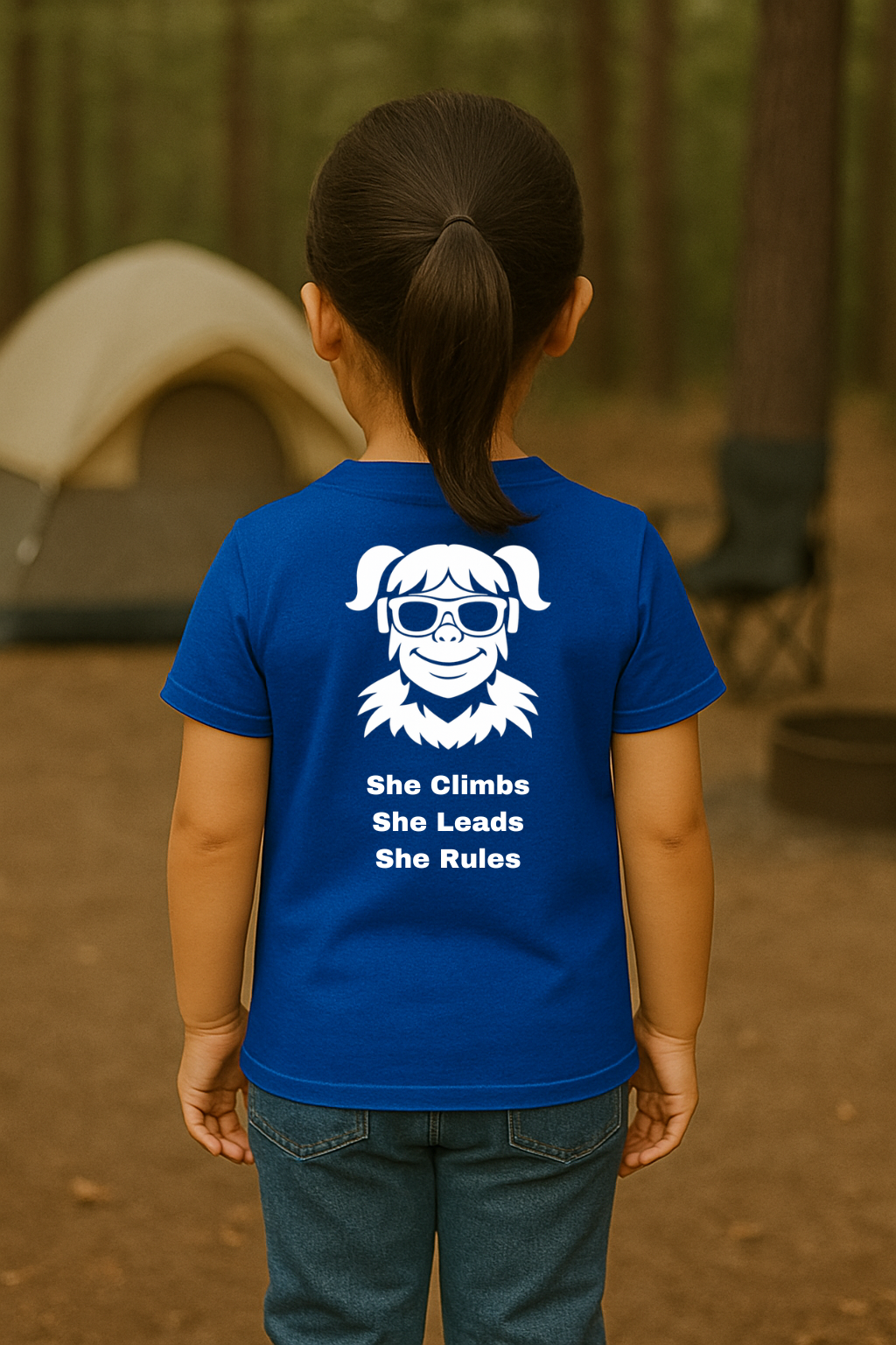 SquatchGirl – She Climbs She Leads She Rules (Kids) | SquatchFam™ Official Gear