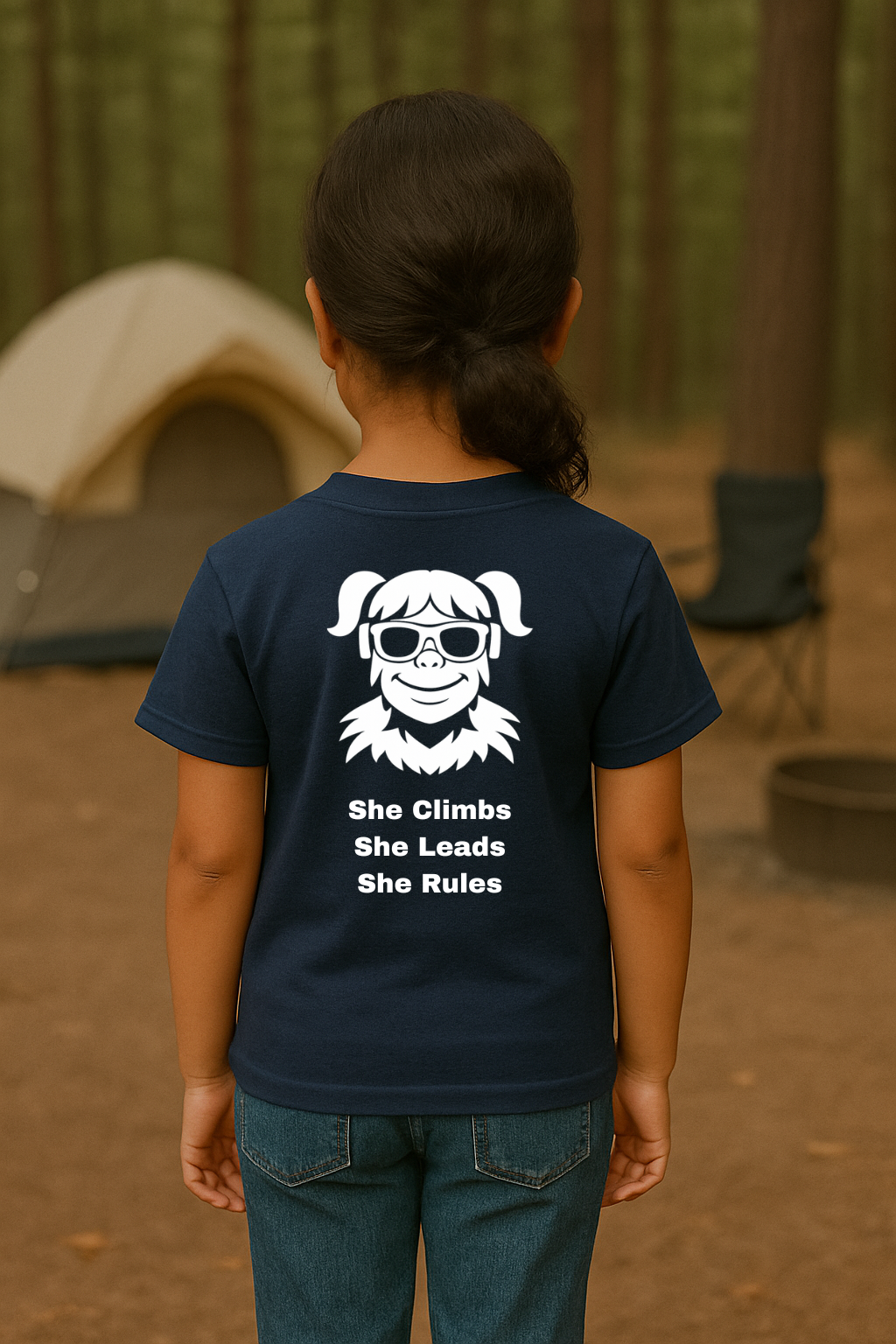 SquatchGirl – She Climbs She Leads She Rules (Kids) | SquatchFam™ Official Gear