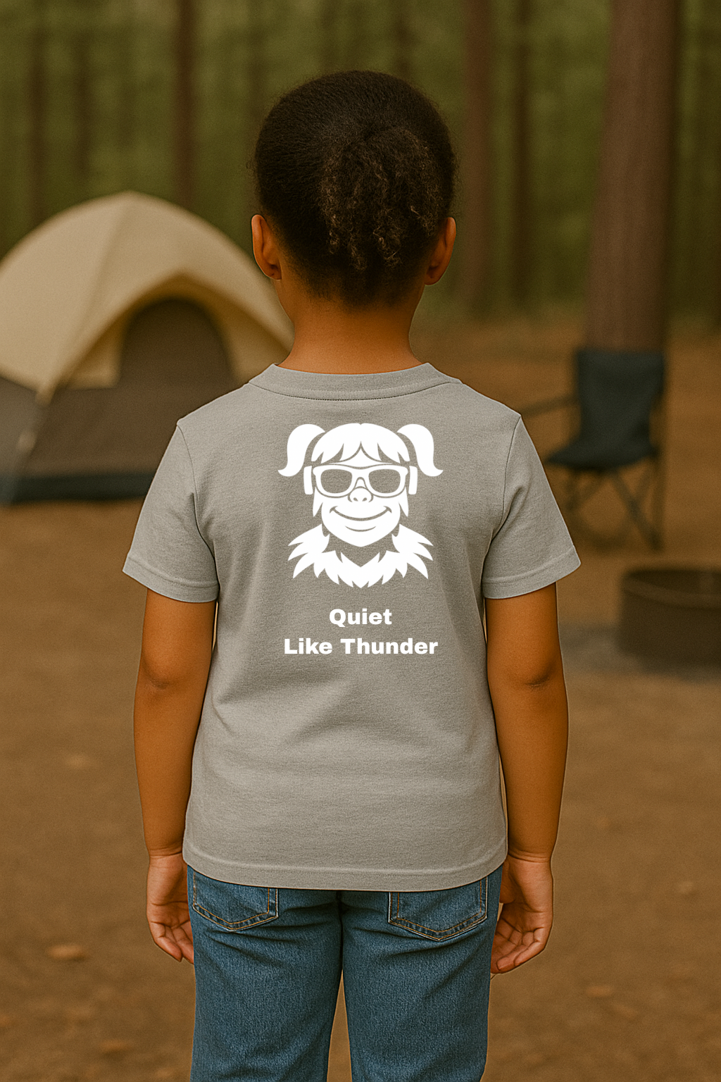 SquatchGirl – Quiet Like Thunder (Kids) | SquatchFam™ Official Gear