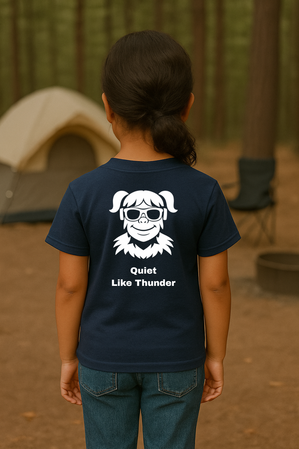 SquatchGirl – Quiet Like Thunder (Kids) | SquatchFam™ Official Gear