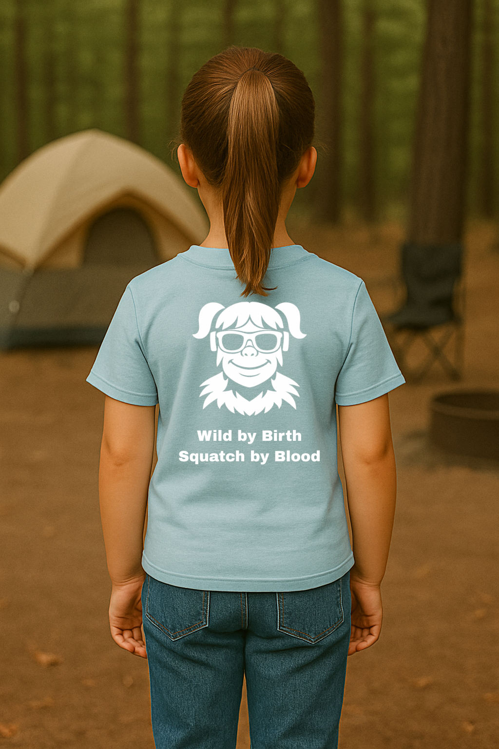 SquatchGirl – Wild by Birth Squatch by Blood (Kids) | SquatchFam™ Official Gear
