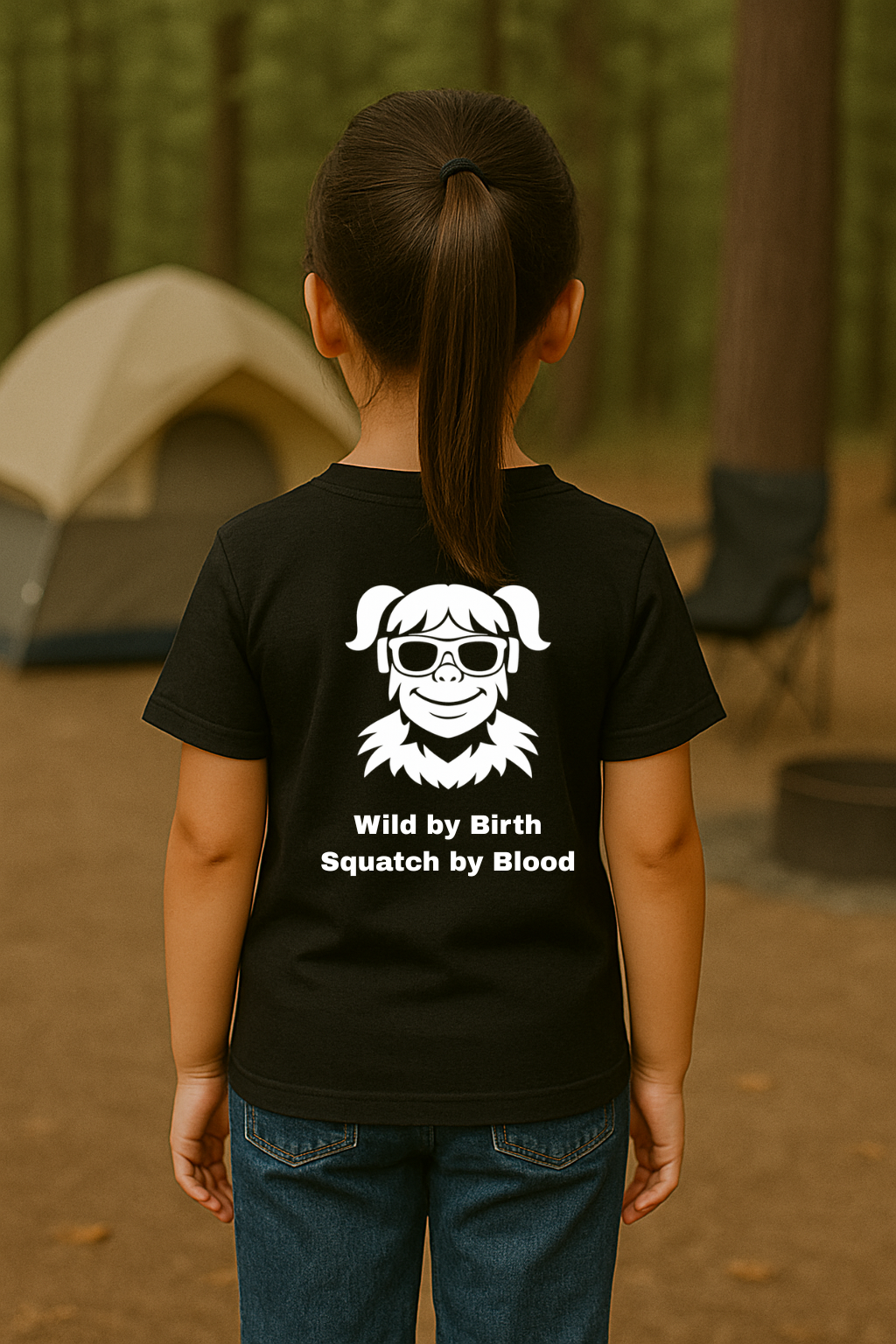 SquatchGirl – Wild by Birth Squatch by Blood (Kids) | SquatchFam™ Official Gear