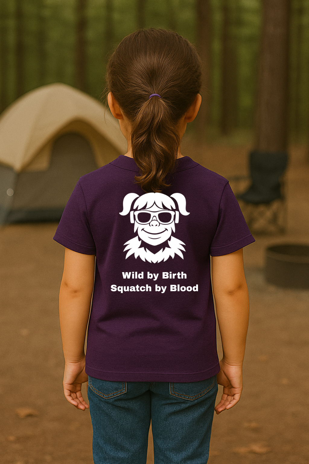 SquatchGirl – Wild by Birth Squatch by Blood (Kids) | SquatchFam™ Official Gear
