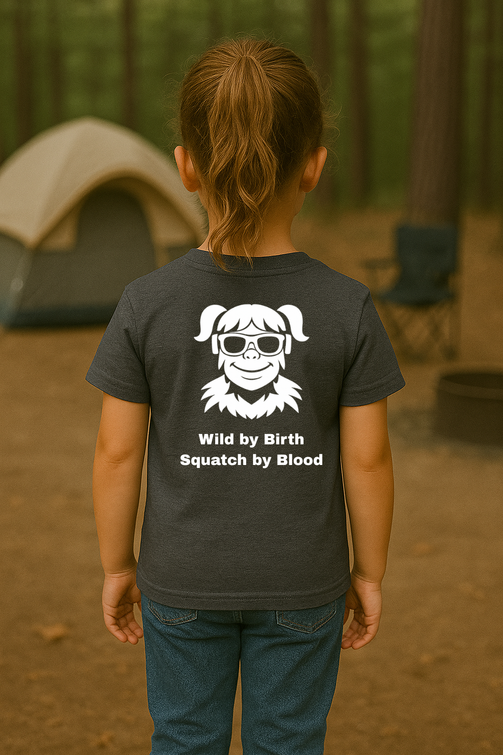 SquatchGirl – Wild by Birth Squatch by Blood (Kids) | SquatchFam™ Official Gear