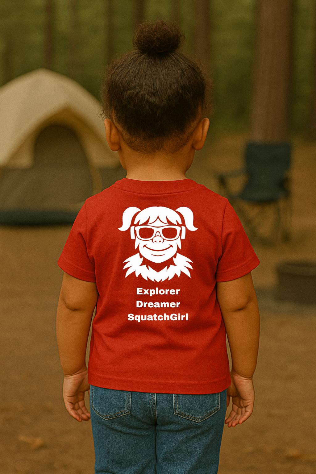 SquatchGirl – Explorer Dreamer SquatchGirl (Toddler) | SquatchFam™ Official Gear