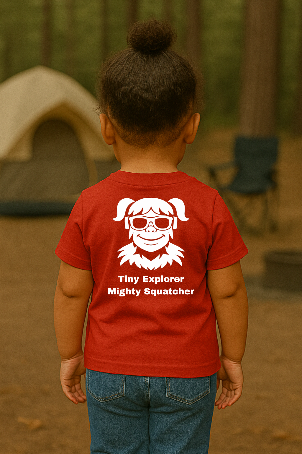 SquatchGirl – Tiny Explorer Mighty Squatcher (Toddler) | SquatchFam™ Official Gear