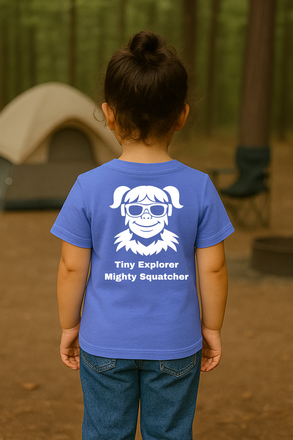 SquatchGirl – Tiny Explorer Mighty Squatcher (Toddler) | SquatchFam™ Official Gear