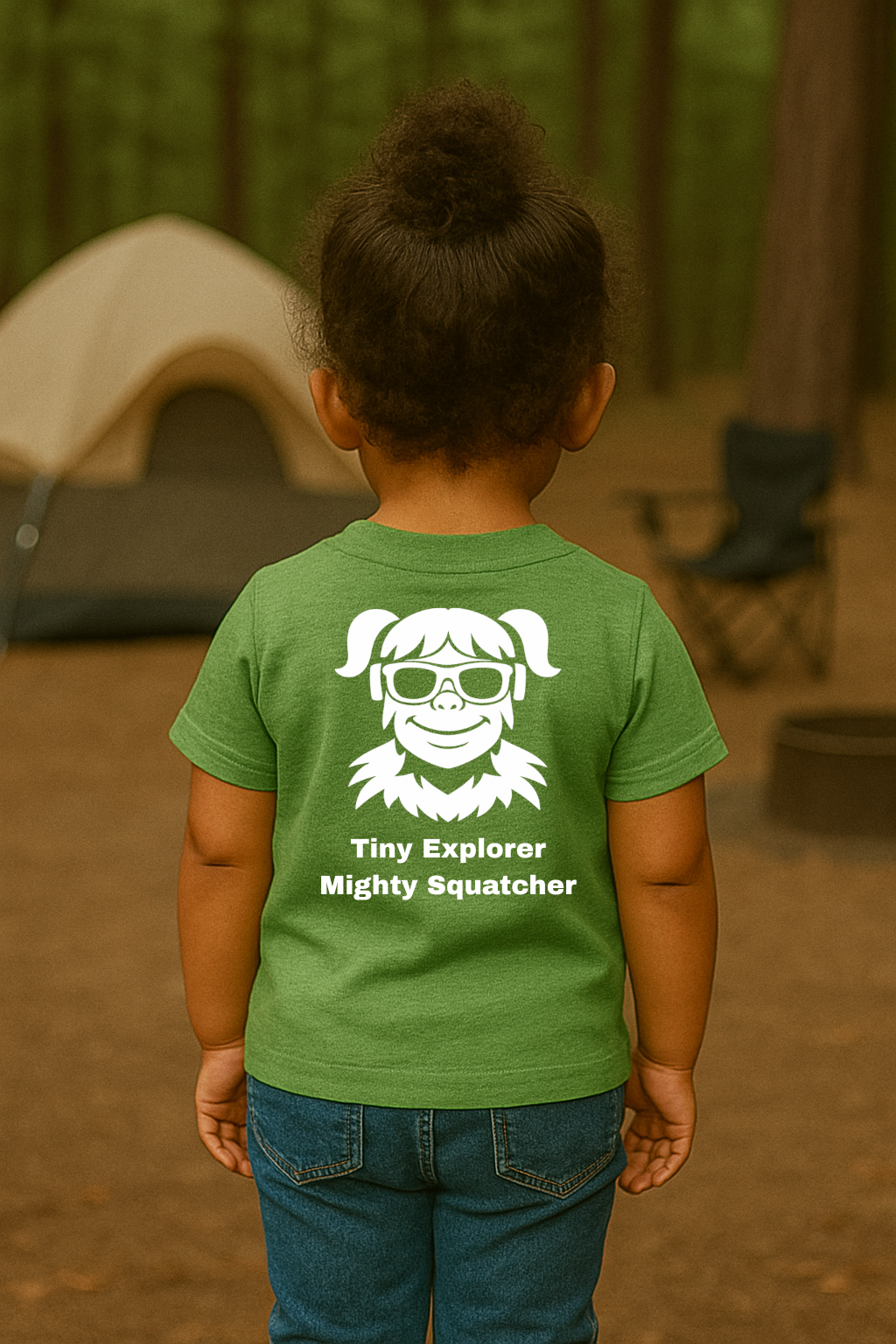 SquatchGirl – Tiny Explorer Mighty Squatcher (Toddler) | SquatchFam™ Official Gear
