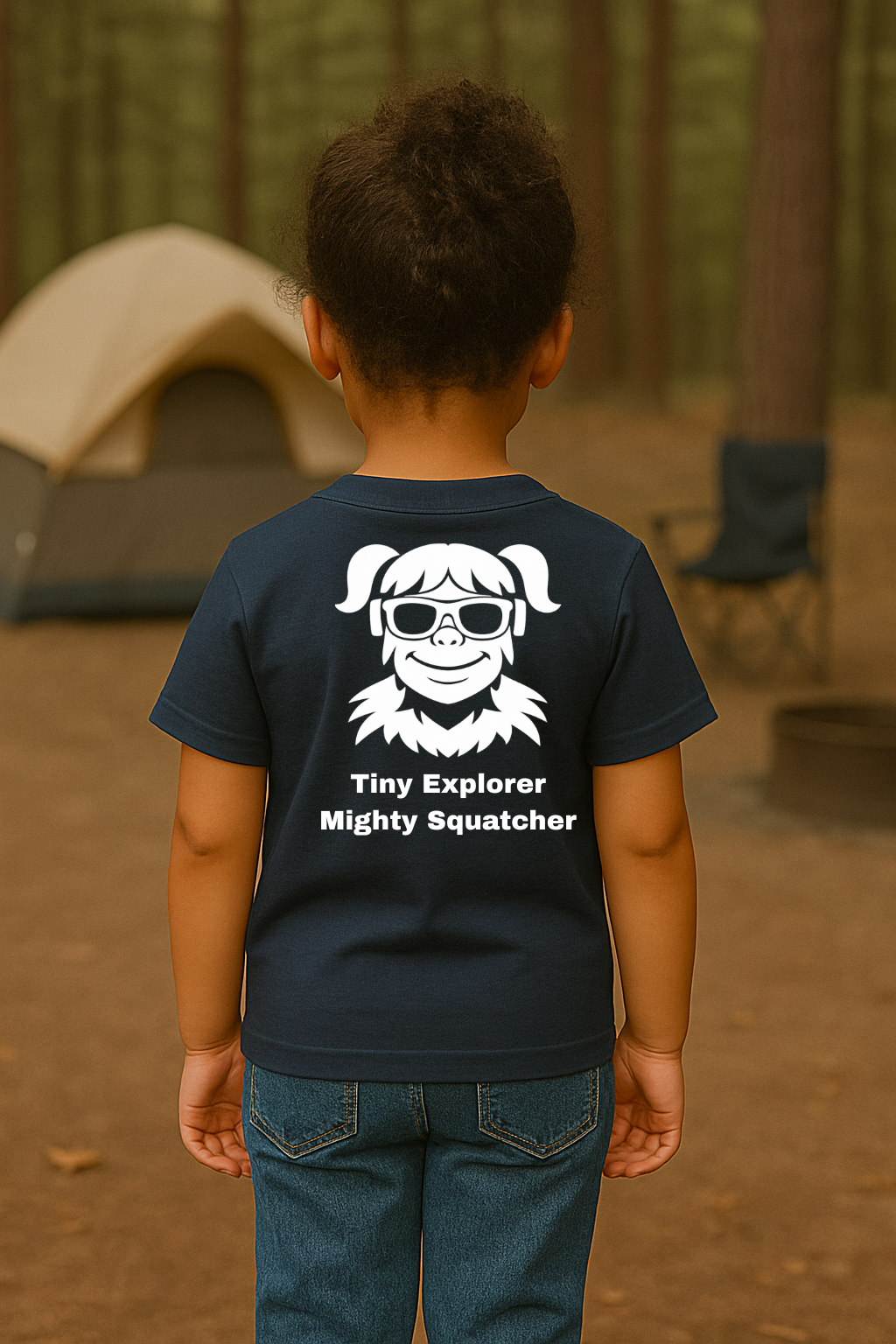 SquatchGirl – Tiny Explorer Mighty Squatcher (Toddler) | SquatchFam™ Official Gear