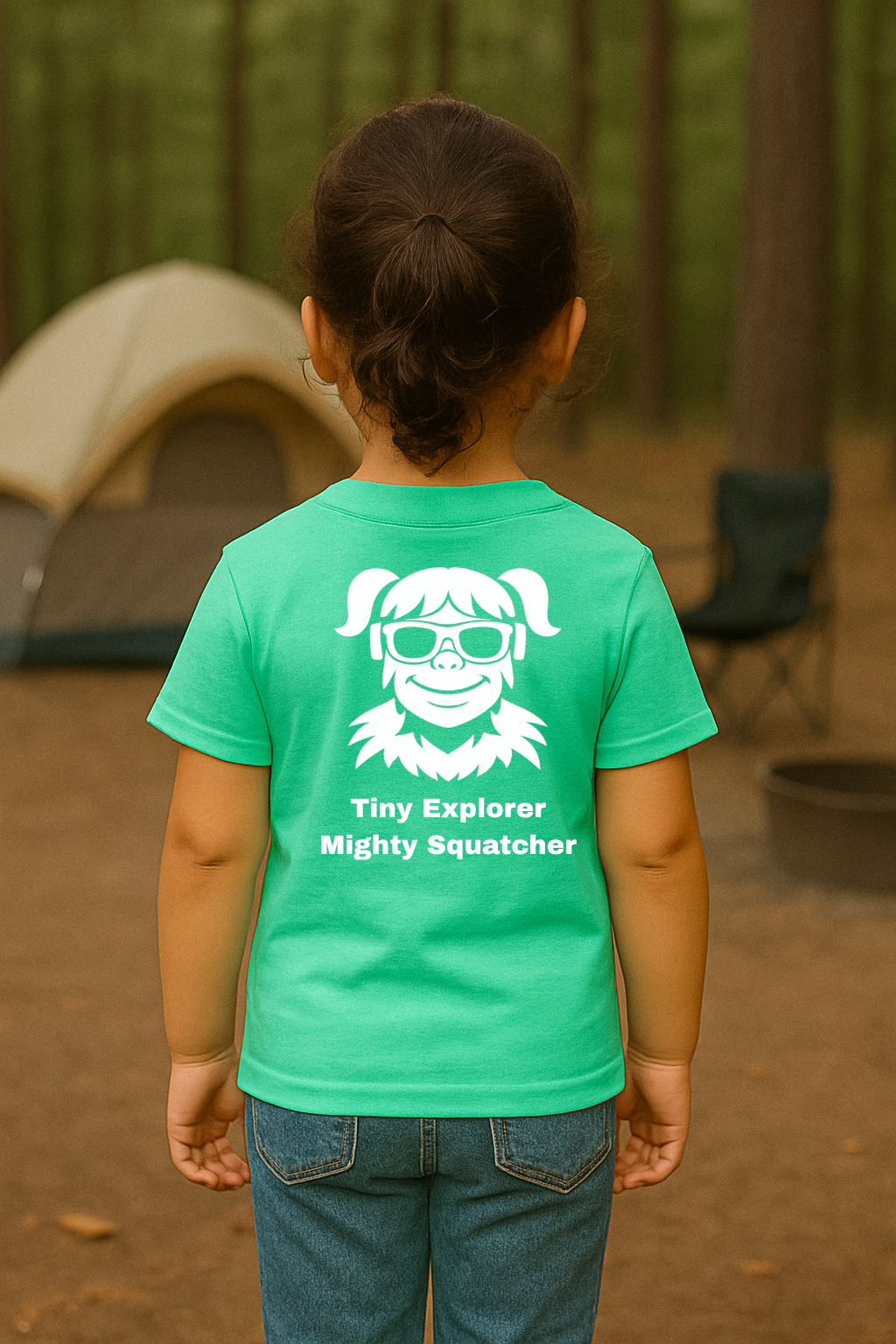 SquatchGirl – Tiny Explorer Mighty Squatcher (Toddler) | SquatchFam™ Official Gear