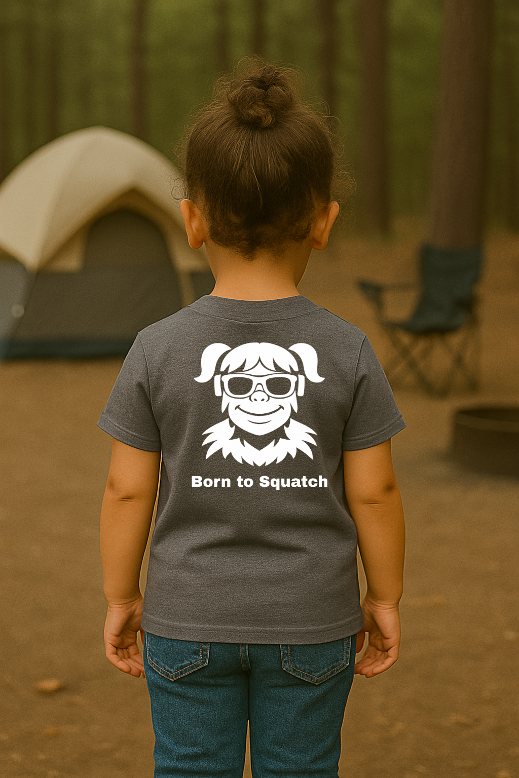 SquatchGirl – Born to Squatch (Toddler) | SquatchFam™ Official Gear