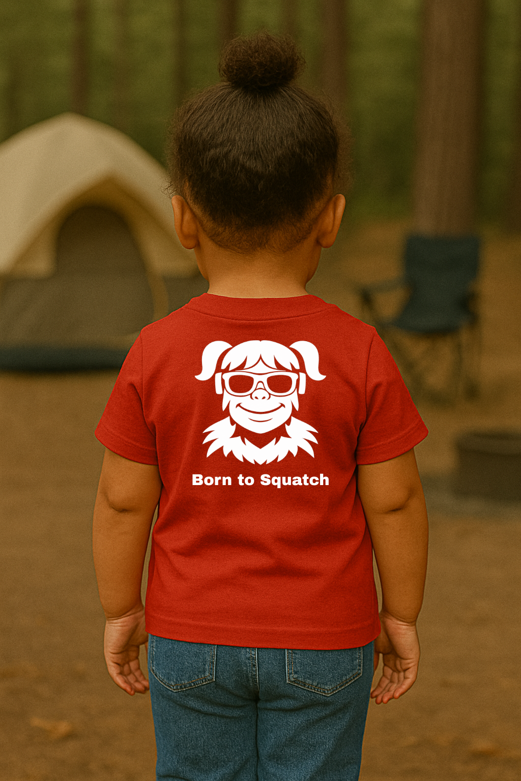 SquatchGirl – Born to Squatch (Toddler) | SquatchFam™ Official Gear