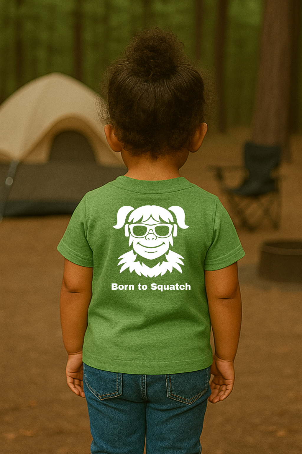 SquatchGirl – Born to Squatch (Toddler) | SquatchFam™ Official Gear