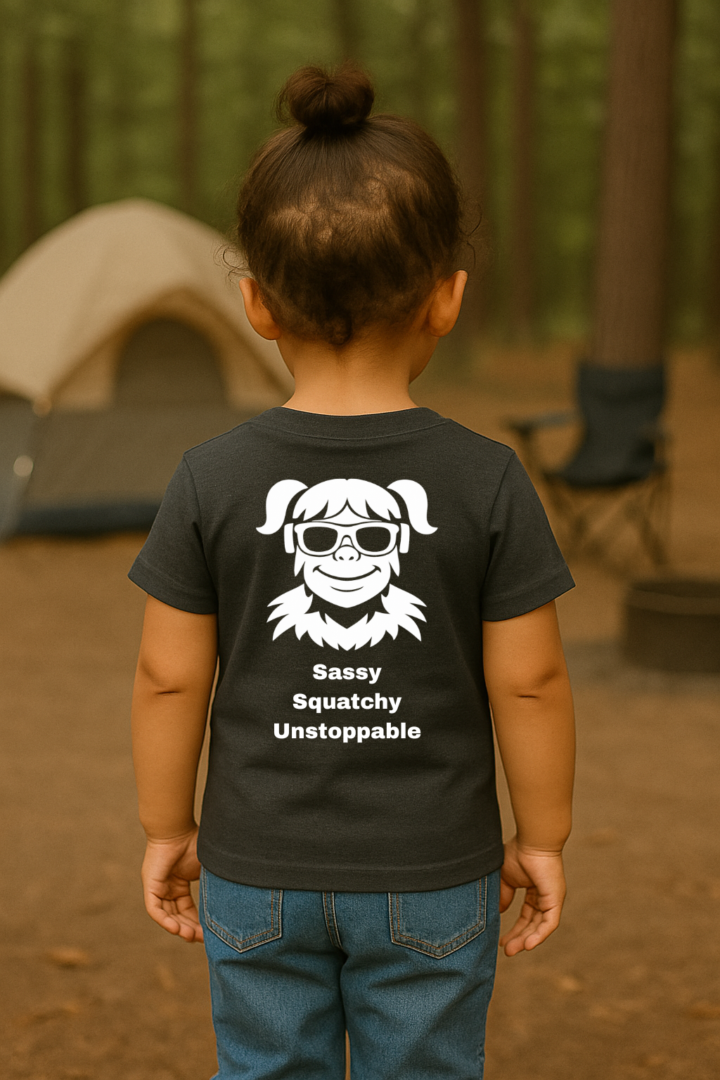 SquatchGirl – Sassy, Squatchy, Unstoppable (Toddler) | SquatchFam™ Official Gear
