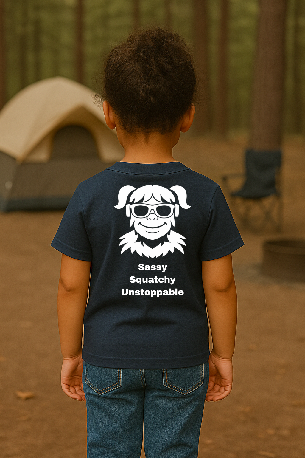 SquatchGirl – Sassy, Squatchy, Unstoppable (Toddler) | SquatchFam™ Official Gear