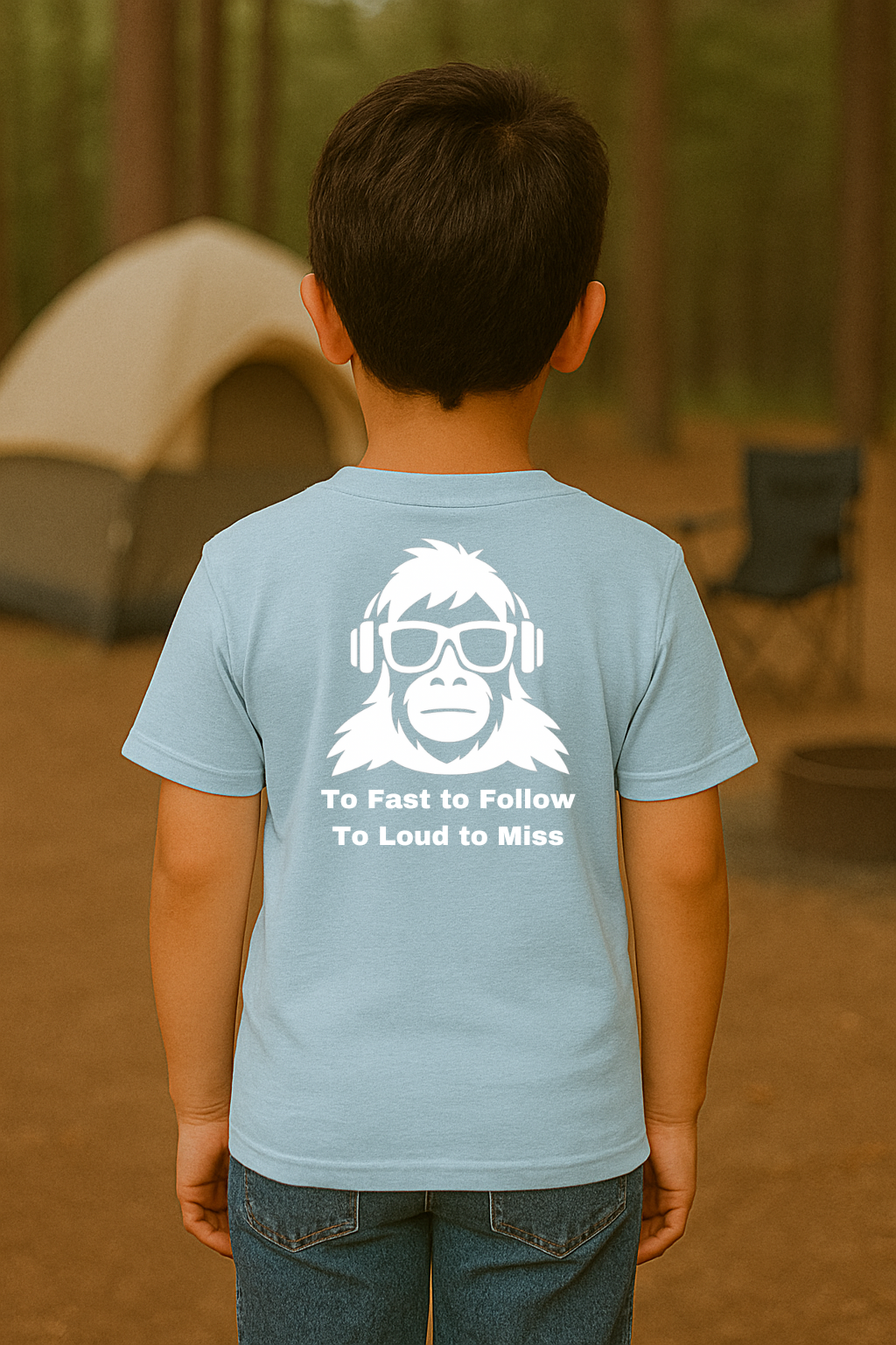 SquatchBoy – Too Fast to Follow Too Loud to Miss (Kids) | SquatchFam™ Official Gear