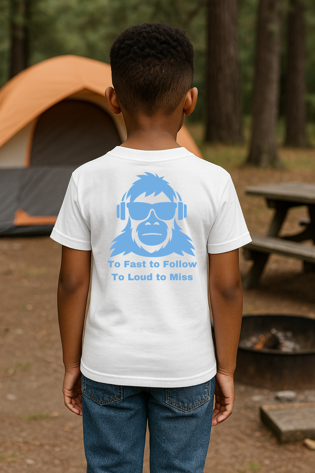 SquatchBoy – Too Fast to Follow Too Loud to Miss (Kids) | SquatchFam™ Official Gear