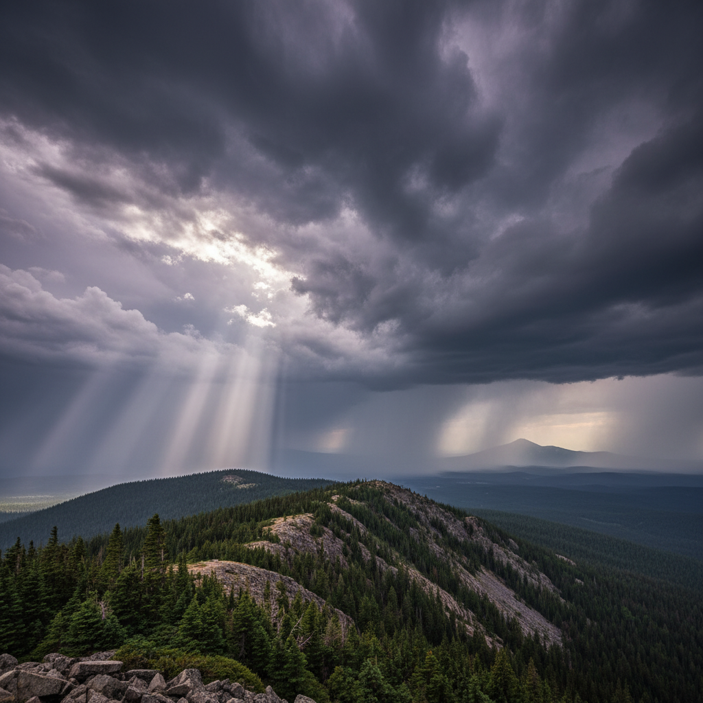 When the Storm Rolls Over the Ridge