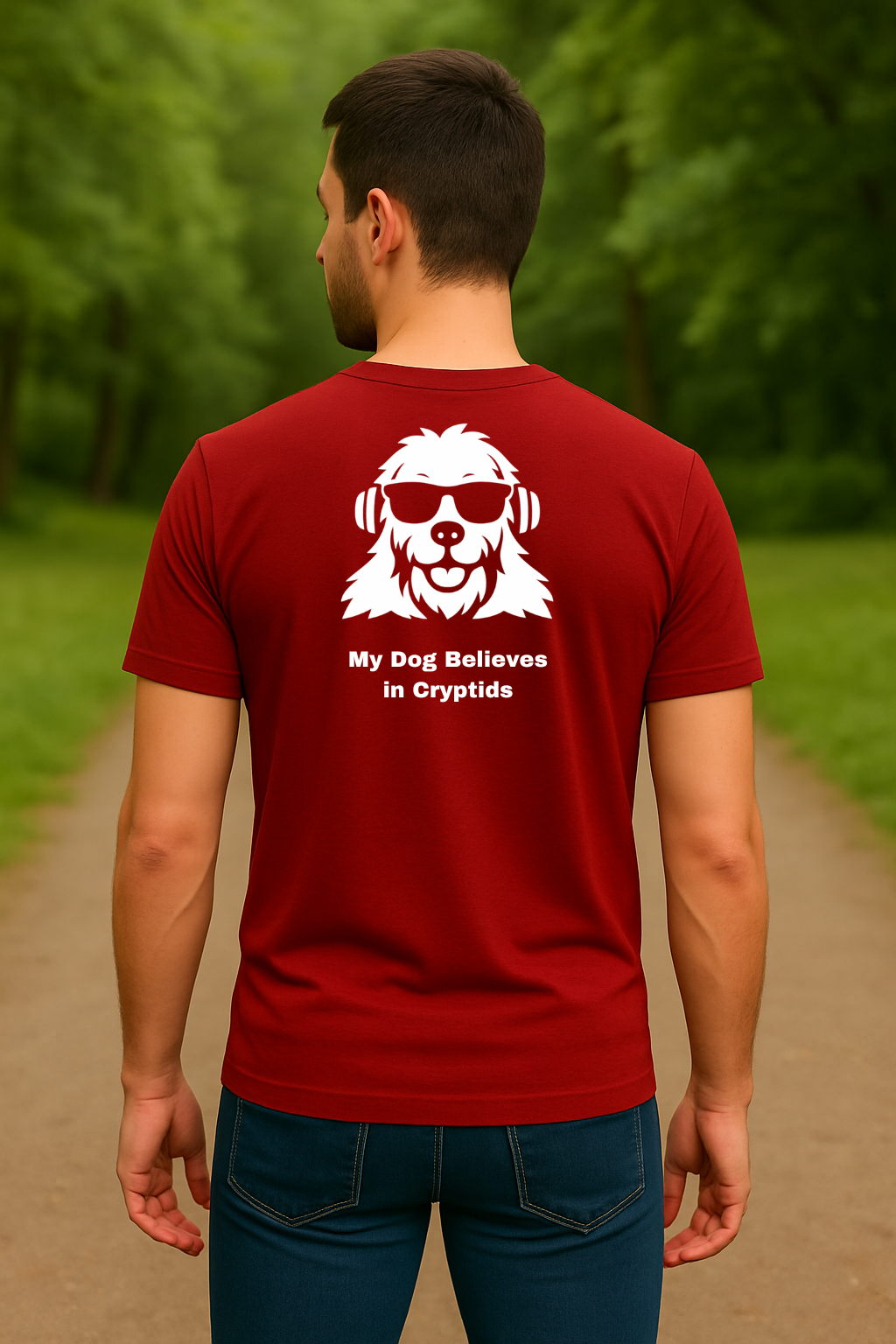 My Dog Believes in Cryptids T-Shirt – SquatchDog™ Cryptid Apparel