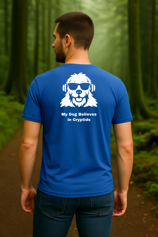 My Dog Believes in Cryptids T-Shirt – SquatchDog™ Cryptid Apparel