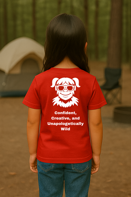 SquatchGirl – Confident, Creative, and Unapologetically Wild (Kids) | SquatchFam™ Official Gear