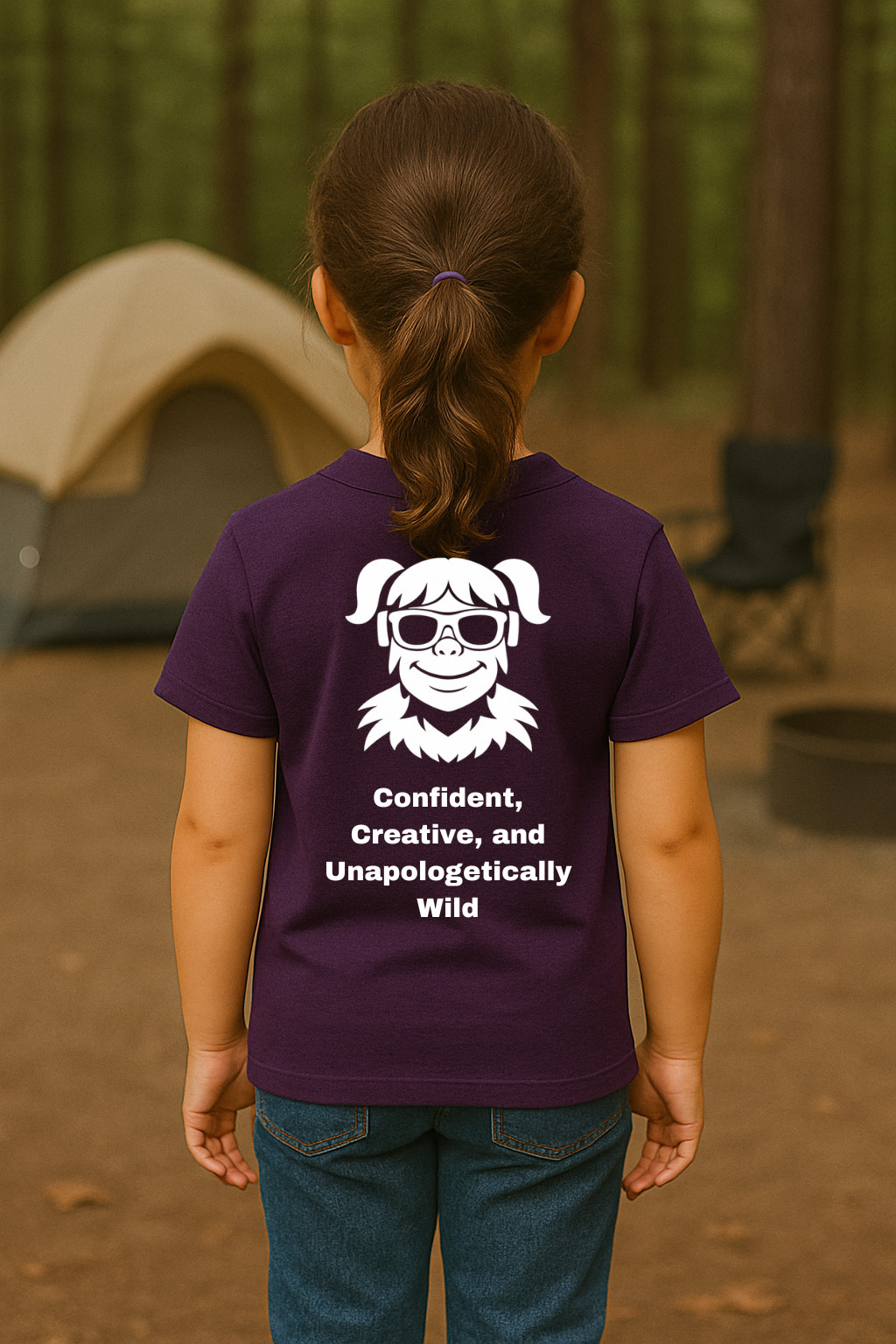 SquatchGirl – Confident, Creative, and Unapologetically Wild (Kids) | SquatchFam™ Official Gear