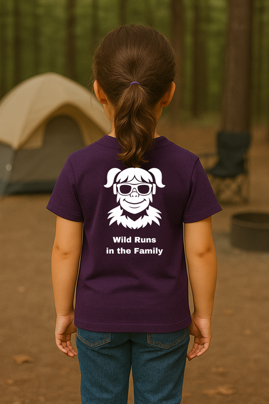 SquatchGirl – Wild Runs in the Family (Kids) | SquatchFam™ Official Gear