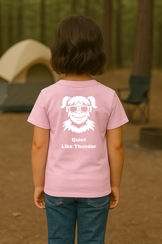 SquatchGirl – Quiet Like Thunder (Kids) | SquatchFam™ Official Gear