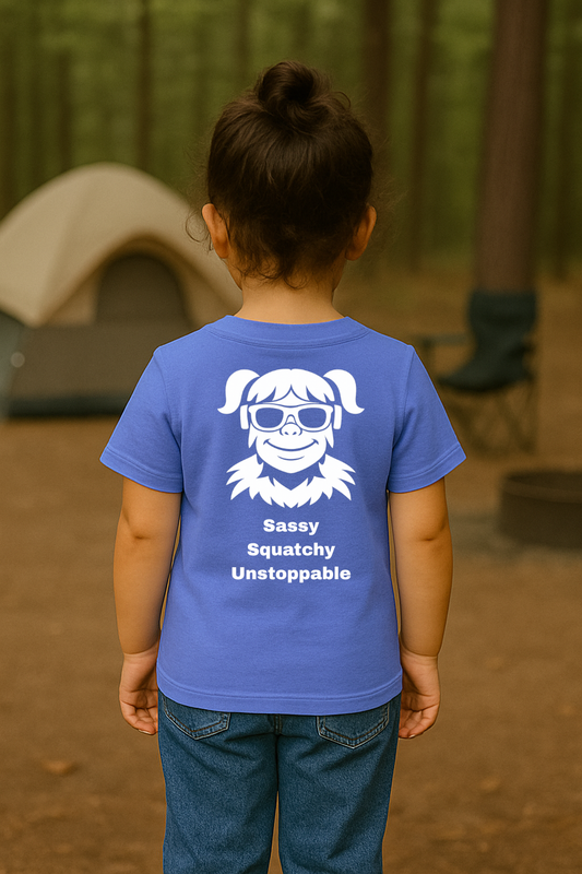 SquatchGirl – Sassy, Squatchy, Unstoppable (Toddler) | SquatchFam™ Official Gear