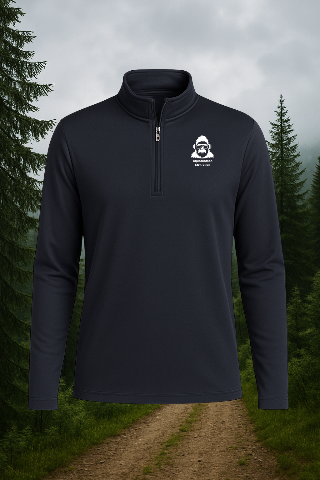 SquatchMan – 1/4 Zip Pullover | SquatchFam™ Official Gear