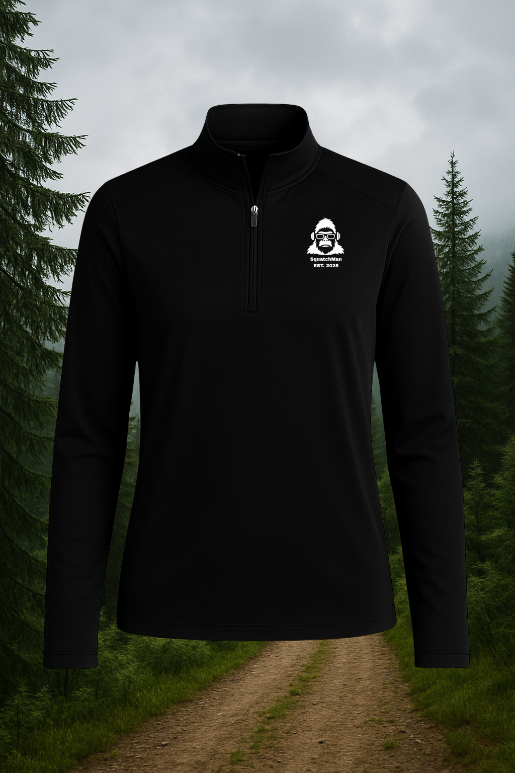 SquatchMan – 1/4 Zip Pullover | SquatchFam™ Official Gear
