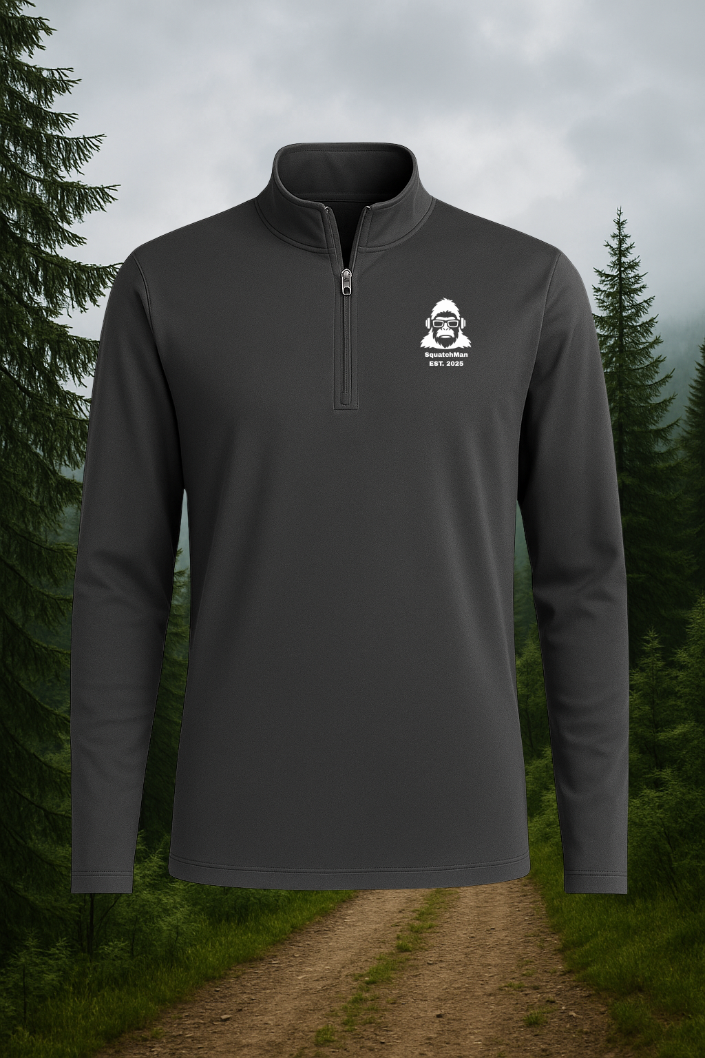 SquatchMan – 1/4 Zip Pullover | SquatchFam™ Official Gear
