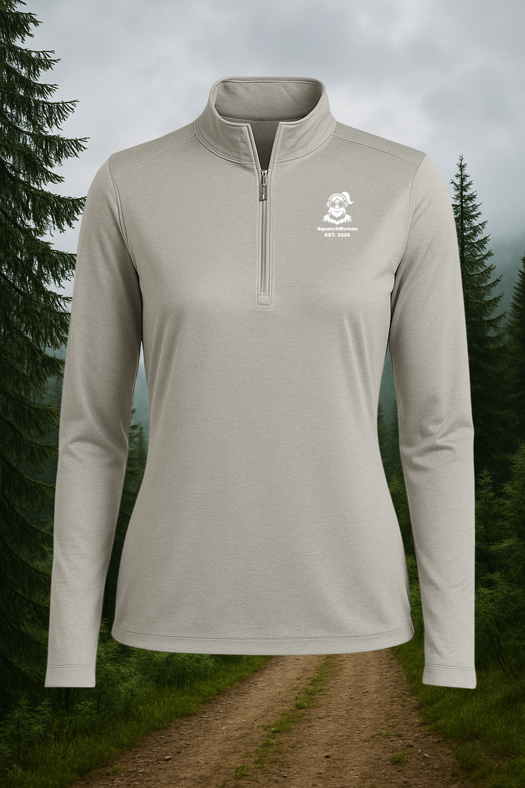 SquatchWoman – 1/4 Zip Pullover | SquatchFam™ Official Gear
