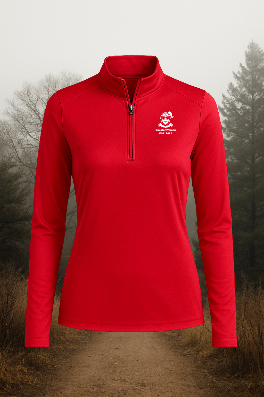 SquatchWoman – 1/4 Zip Pullover | SquatchFam™ Official Gear
