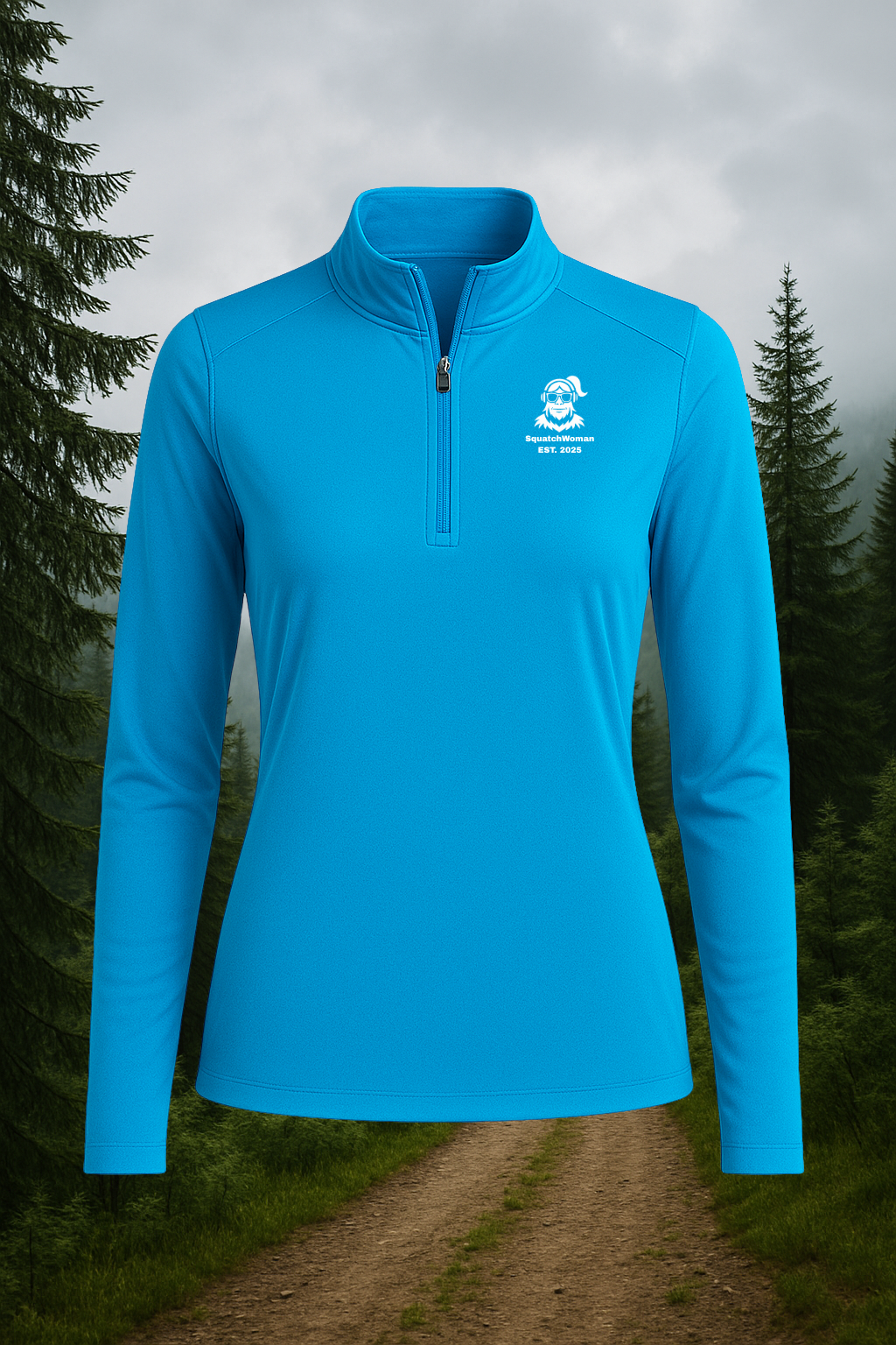 SquatchWoman – 1/4 Zip Pullover | SquatchFam™ Official Gear