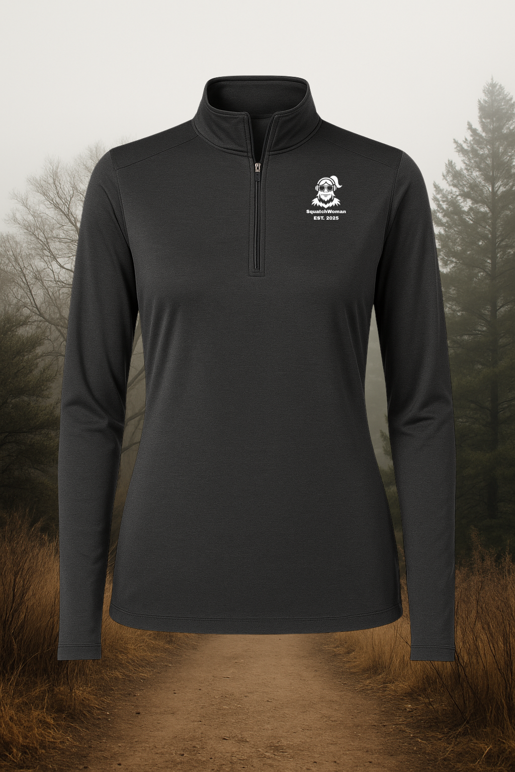 SquatchWoman – 1/4 Zip Pullover | SquatchFam™ Official Gear