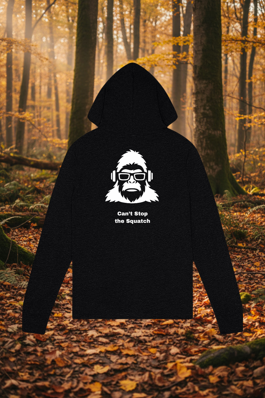 SquatchMan – Can’t Stop the Squatch Hoodie Long Sleeve Tee | SquatchFam™ Official Gear