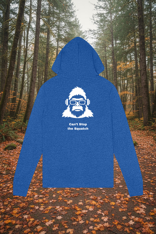 SquatchMan – Can’t Stop the Squatch Hoodie Long Sleeve Tee | SquatchFam™ Official Gear