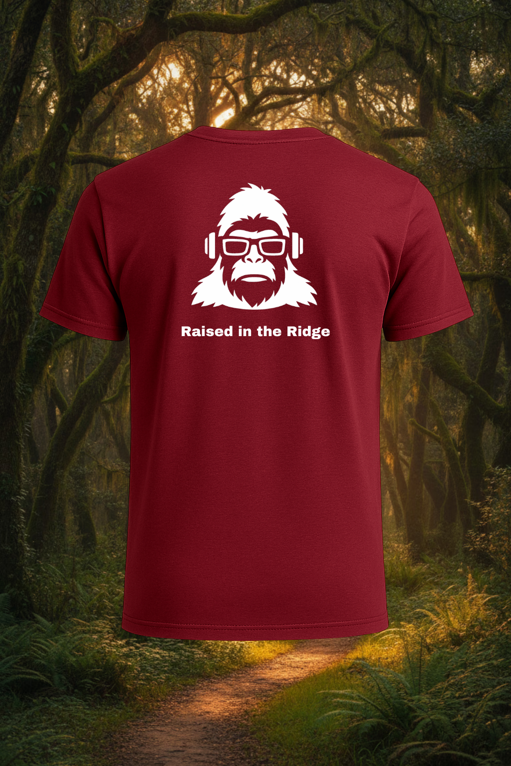 Raised in the Ridge T-Shirt – Appalachian SquatchMan™ Gear