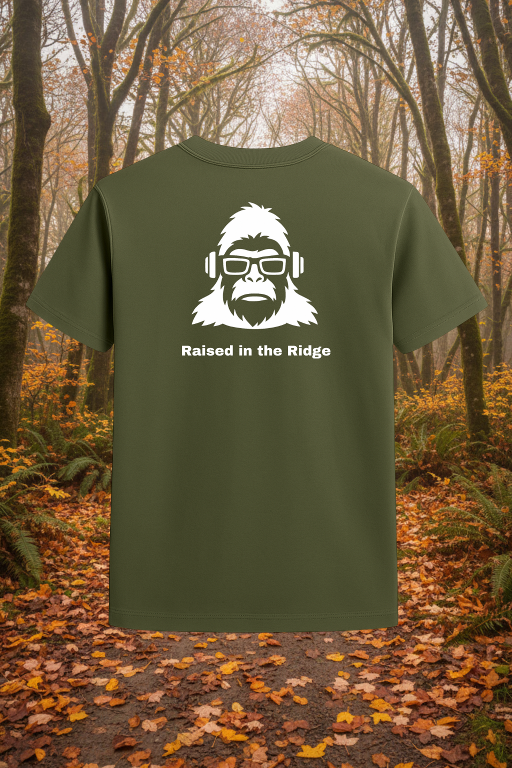 Raised in the Ridge T-Shirt – Appalachian SquatchMan™ Gear
