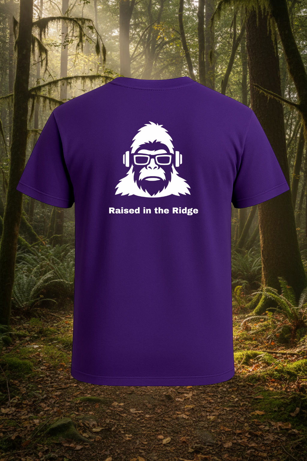 Raised in the Ridge T-Shirt – Appalachian SquatchMan™ Gear